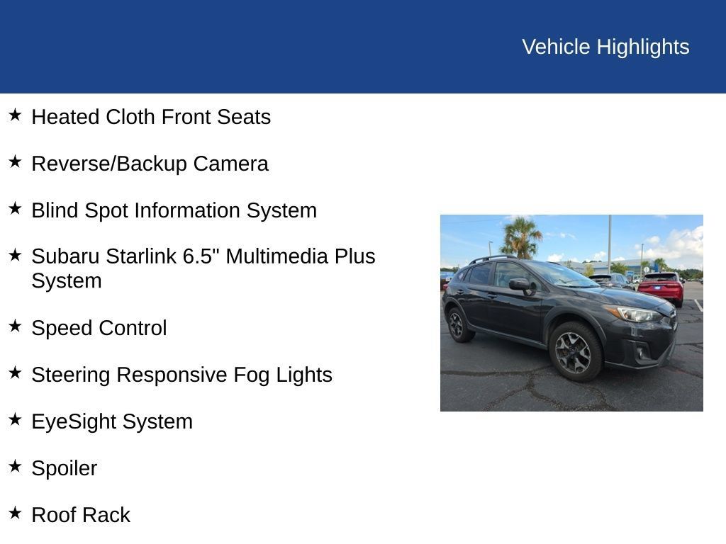 Used 2019 Subaru Crosstrek 2.0i Premium w/ Eyesight System AWD/4WD image 24