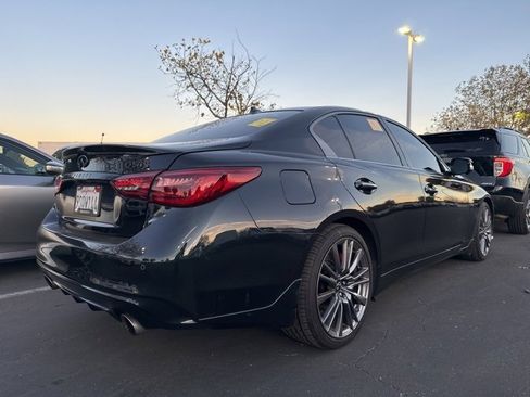 Used 2024 INFINITI Q50 Red Sport 400 w/ Black Opal Edition image 3