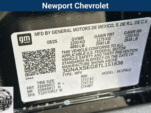 New 2026 Chevrolet Equinox ACTIV w/ Safety and Technology Package image 26