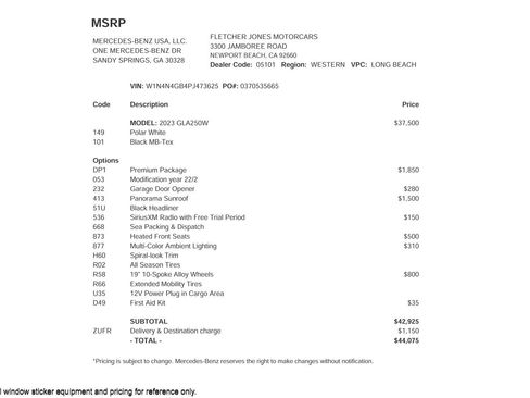 Used 2023 Mercedes-Benz GLA 250 image 3