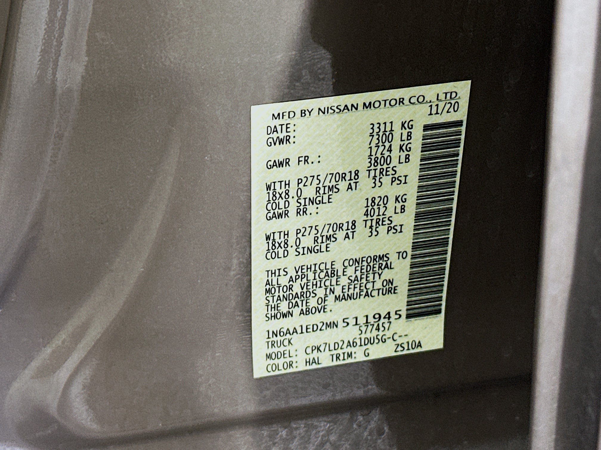 Used 2021 Nissan Titan PRO-4X w/ Pro-4x Convenience Package AWD/4WD image 12