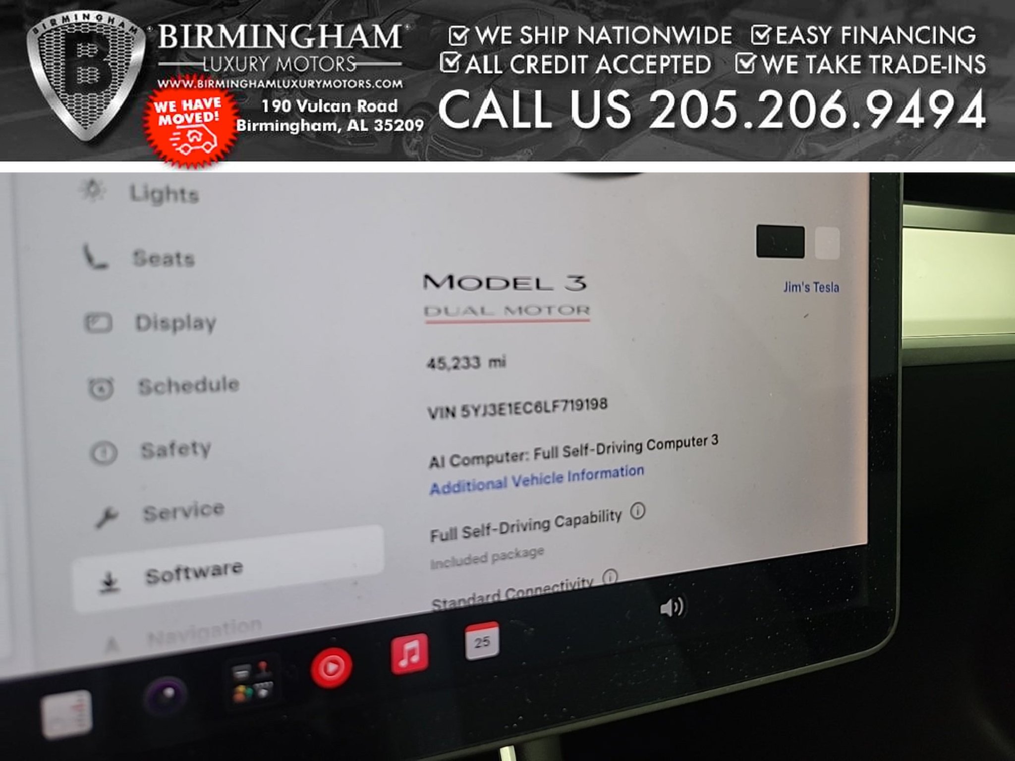Used 2020 Tesla Model 3 Performance AWD/4WD image 2