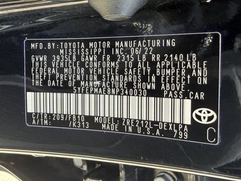 Used 2022 Toyota Corolla LE FWD image 27