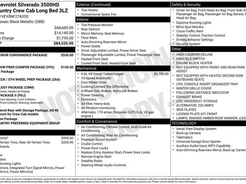 Used 2022 Chevrolet Silverado 3500 High Country image 3