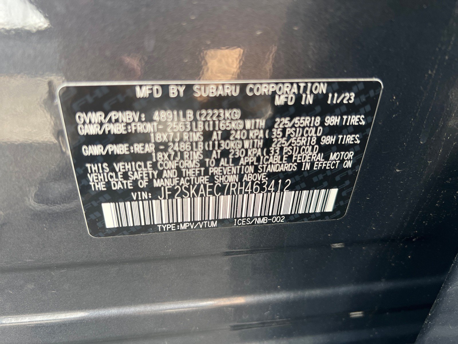Certified 2024 Subaru Forester Sport AWD/4WD image 16