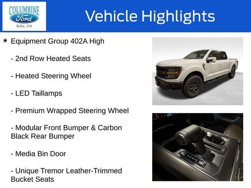 Used 2025 Ford F150 Tremor w/ Equipment Group 402A High AWD/4WD image 8