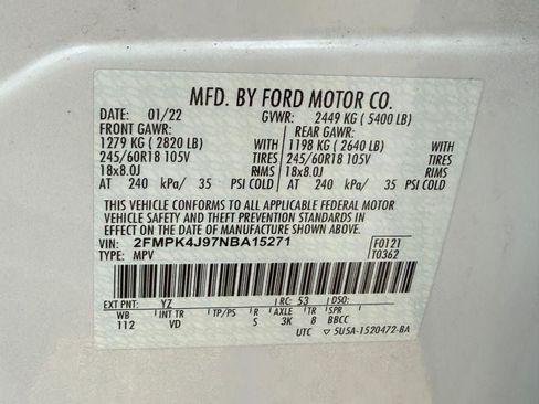 Used 2022 Ford Edge SEL w/ Convenience Package AWD/4WD image 26