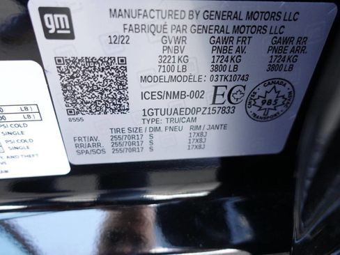 Used 2023 GMC Sierra 1500 Pro w/ Pro Value Package AWD/4WD image 16