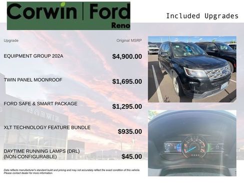 Used 2018 Ford Explorer XLT w/ Equipment Group 202A AWD/4WD image 3