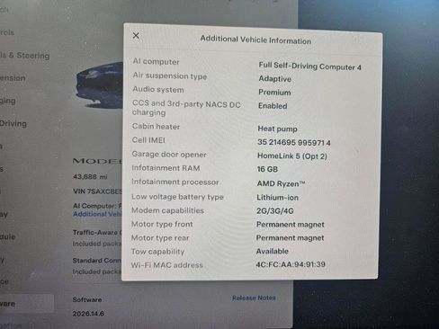 Used 2023 Tesla Model X AWD/4WD image 3
