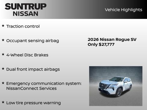 Certified 2026 Nissan Rogue SV AWD/4WD image 30