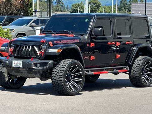 Used 2021 Jeep Wrangler Unlimited Rubicon w/ Uconnect 4C Nav & Sound Group AWD/4WD image 8