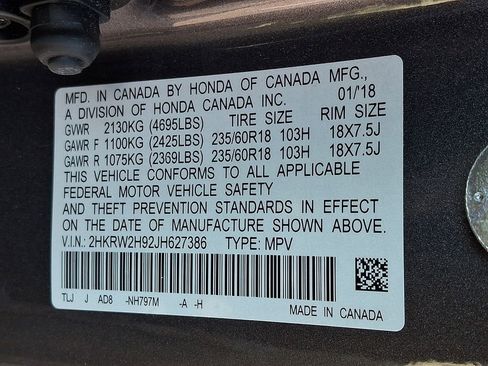 Used 2018 Honda CR-V Touring image 26