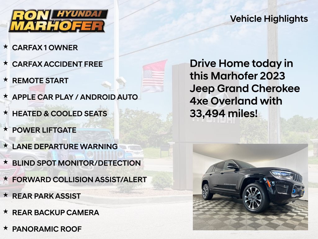 Used 2023 Jeep Grand Cherokee Overland w/ Luxury Tech Group IV AWD/4WD image 15