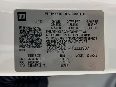 New 2026 Chevrolet Colorado W/T w/ WT Custom Package image 14