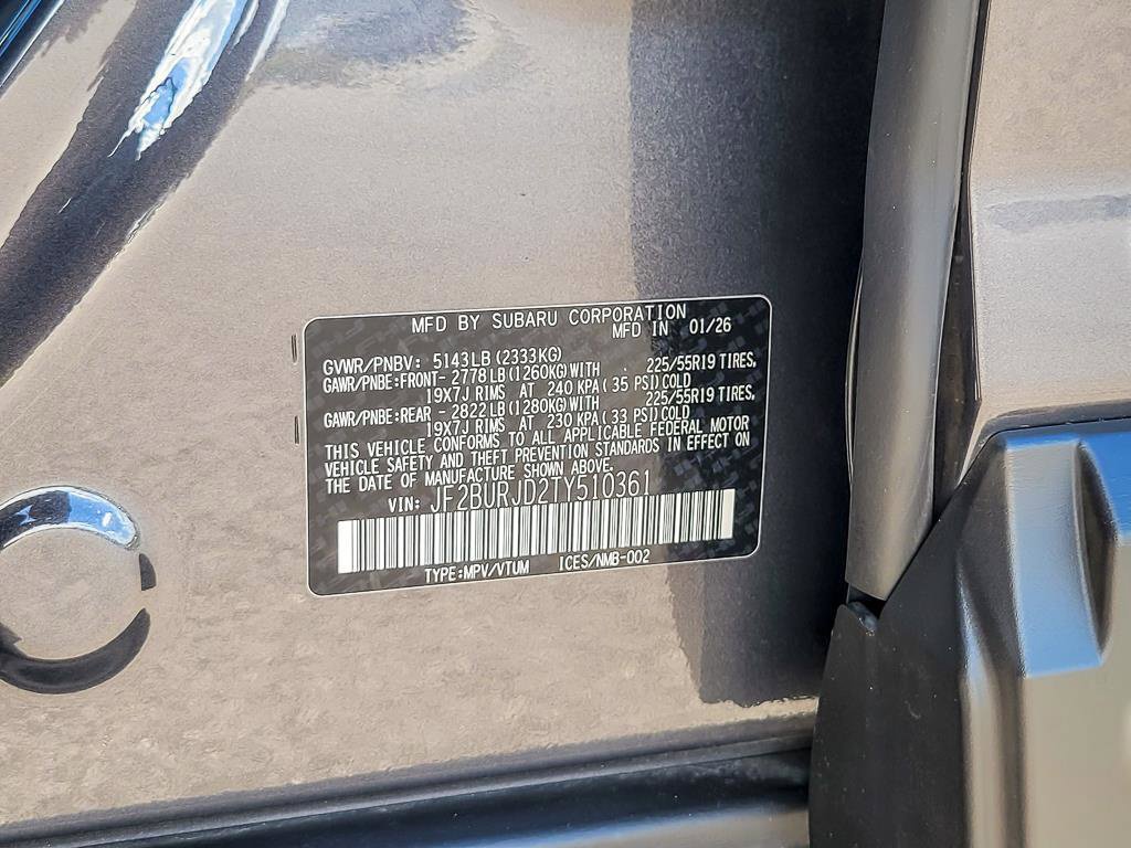 Certified 2026 Subaru Outback Touring XT AWD/4WD image 25
