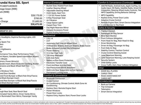 New 2026 Hyundai Kona SEL Sport image 4