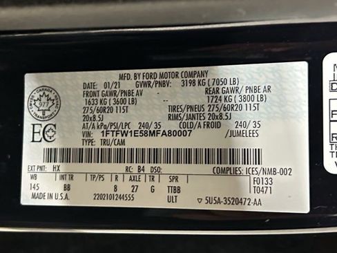 Certified 2021 Ford F150 Platinum AWD/4WD image 30
