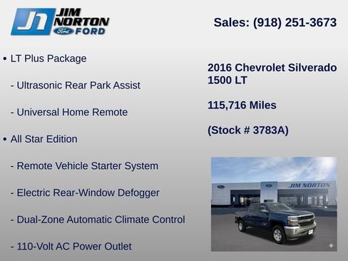 Used 2016 Chevrolet Silverado 1500 LT w/ All Star Edition RWD image 36