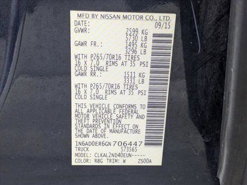 Used 2016 Nissan Frontier SV image 23