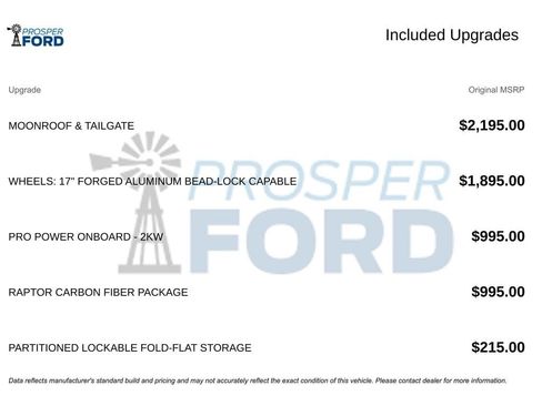 Used 2023 Ford F150 Raptor w/ Raptor Carbon Fiber Package image 3