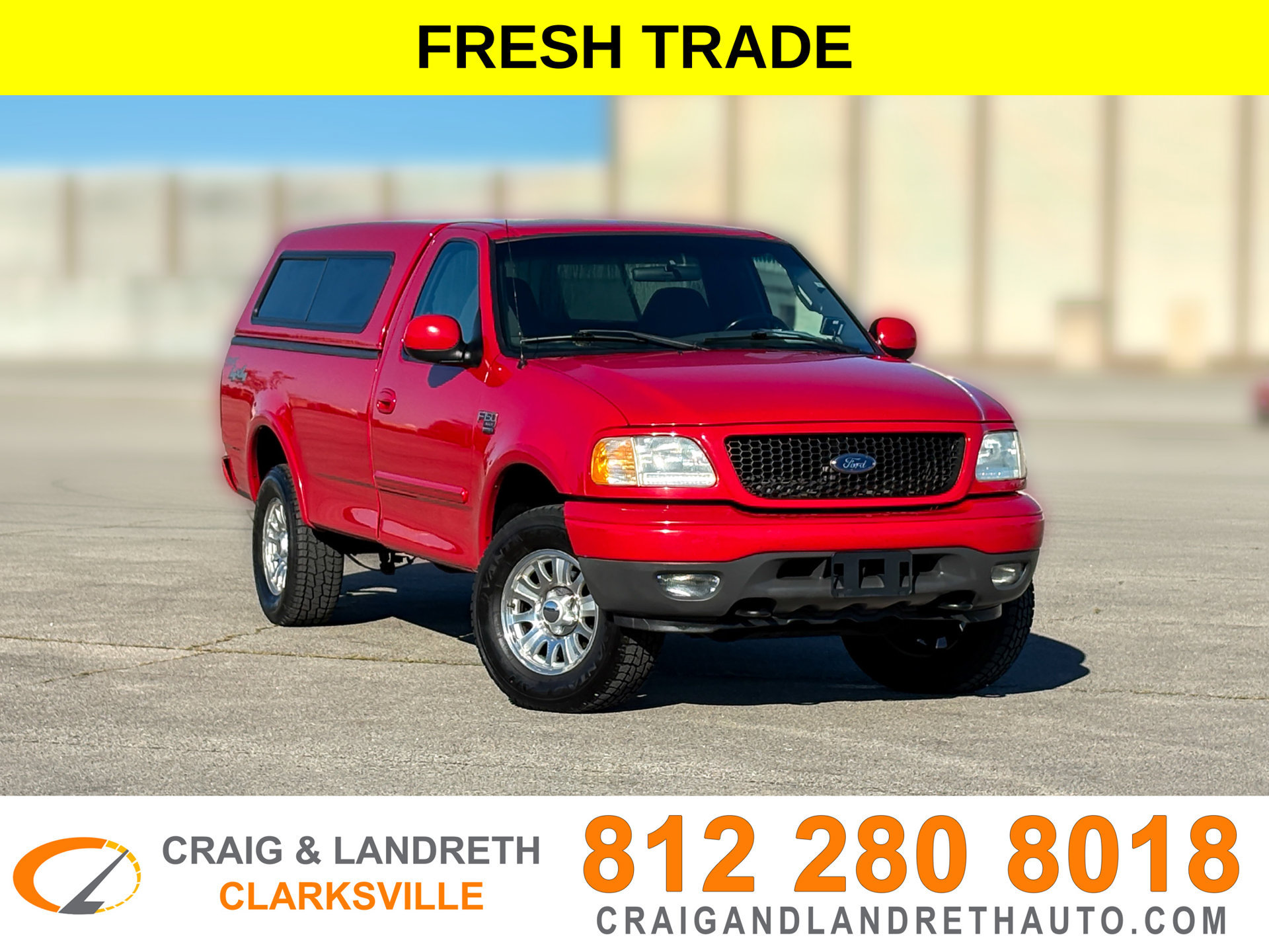 Used 2002 Ford F150 4x4 Regular Cab image 1