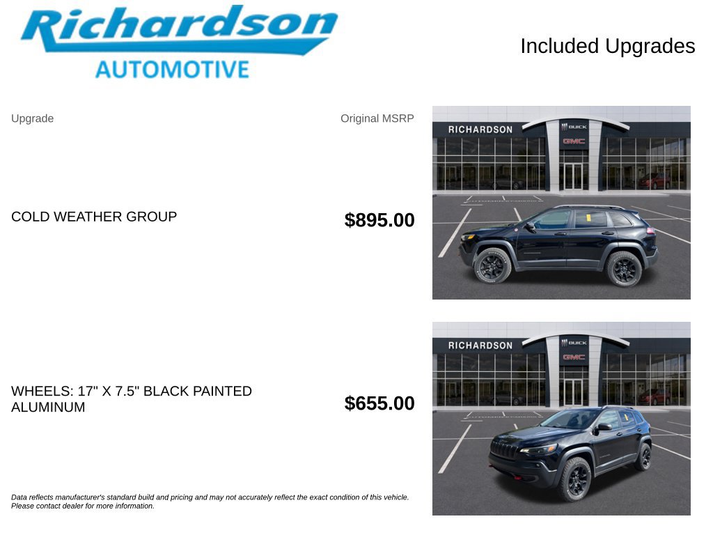 Used 2019 Jeep Cherokee Trailhawk w/ Cold Weather Group AWD/4WD image 6