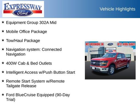 Used 2024 Ford F150 XLT w/ Equipment Group 302A MID AWD/4WD image 2