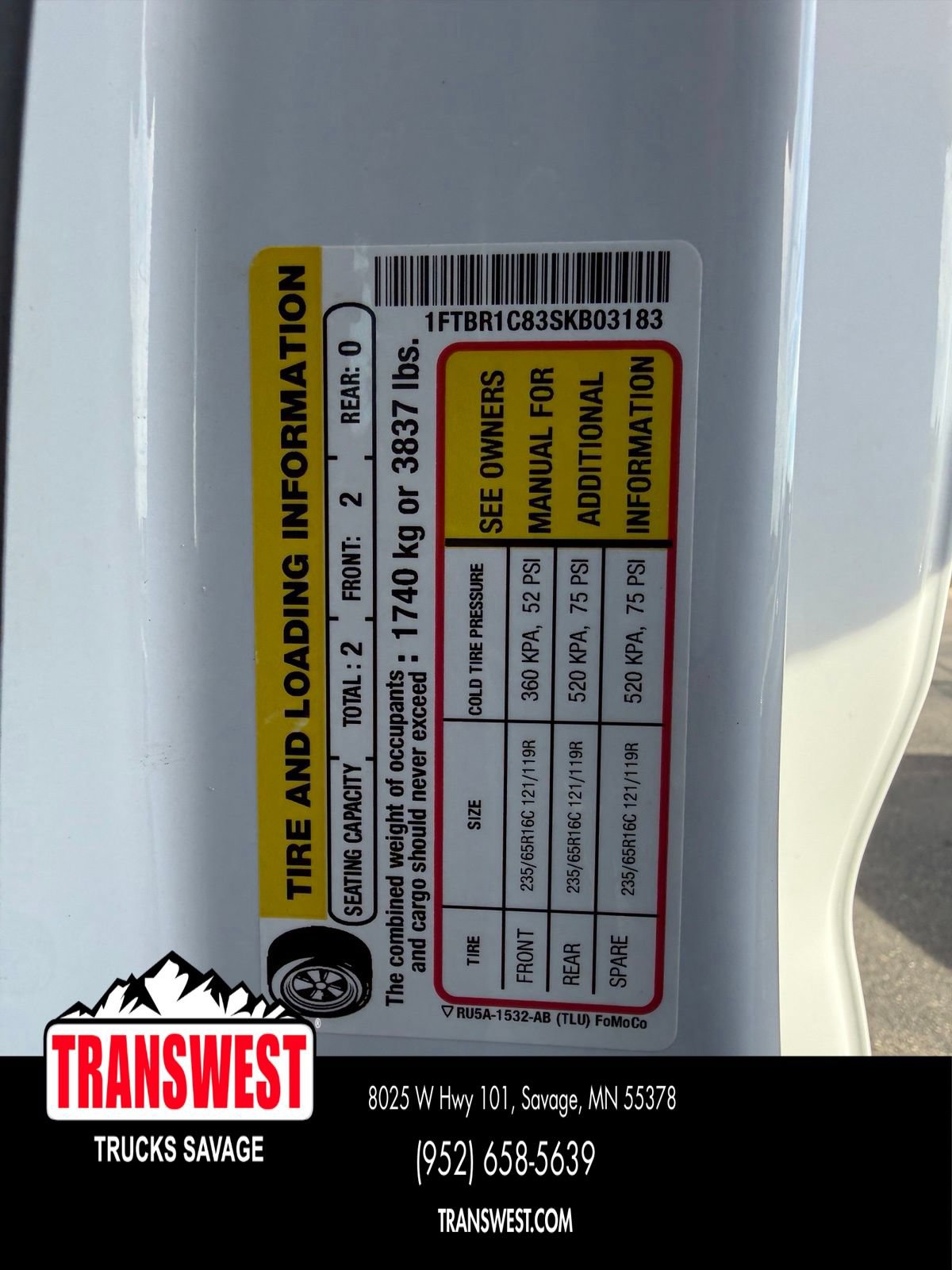 Used 2025 Ford Transit 250 148 Medium Roof RWD image 20