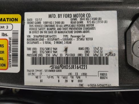 Used 2018 Ford Fusion SE w/ Fusion SE Technology Package image 33
