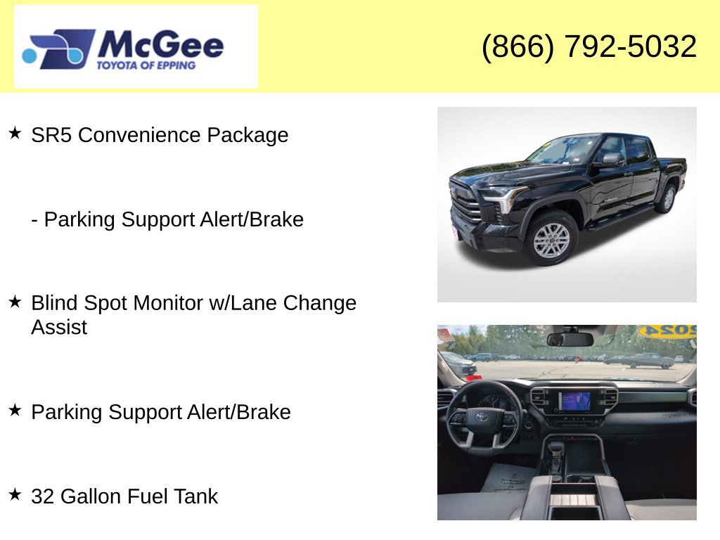 Used 2024 Toyota Tundra SR5 w/ SR5 Convenience Package AWD/4WD image 8