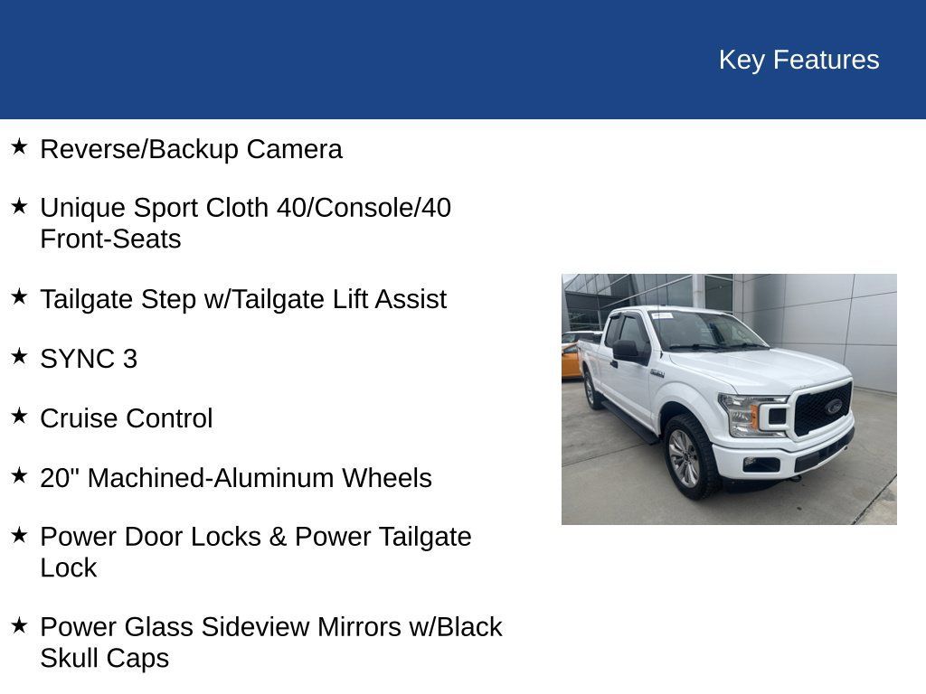 Certified 2018 Ford F150 XL w/ Equipment Group 101A Mid AWD/4WD image 36
