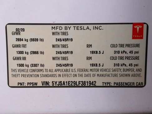 Used 2020 Tesla Model S Long Range AWD/4WD image 54