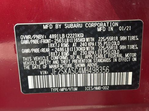 Used 2021 Subaru Forester Limited AWD/4WD image 53