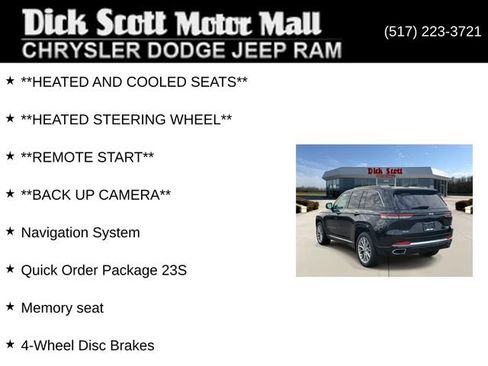Certified 2023 Jeep Grand Cherokee Summit AWD/4WD image 19