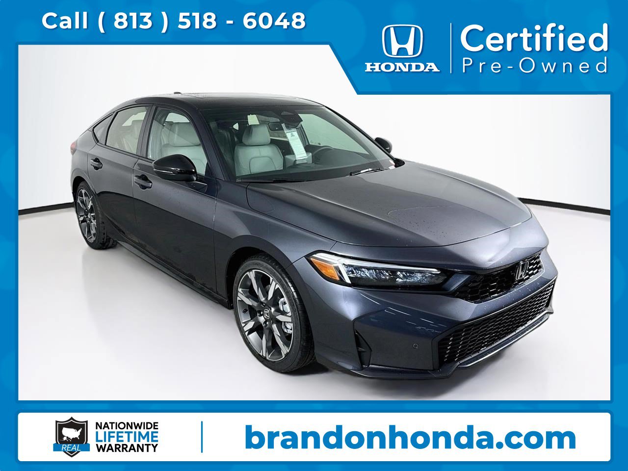 Certified 2025 Honda Civic Sport Touring image 1