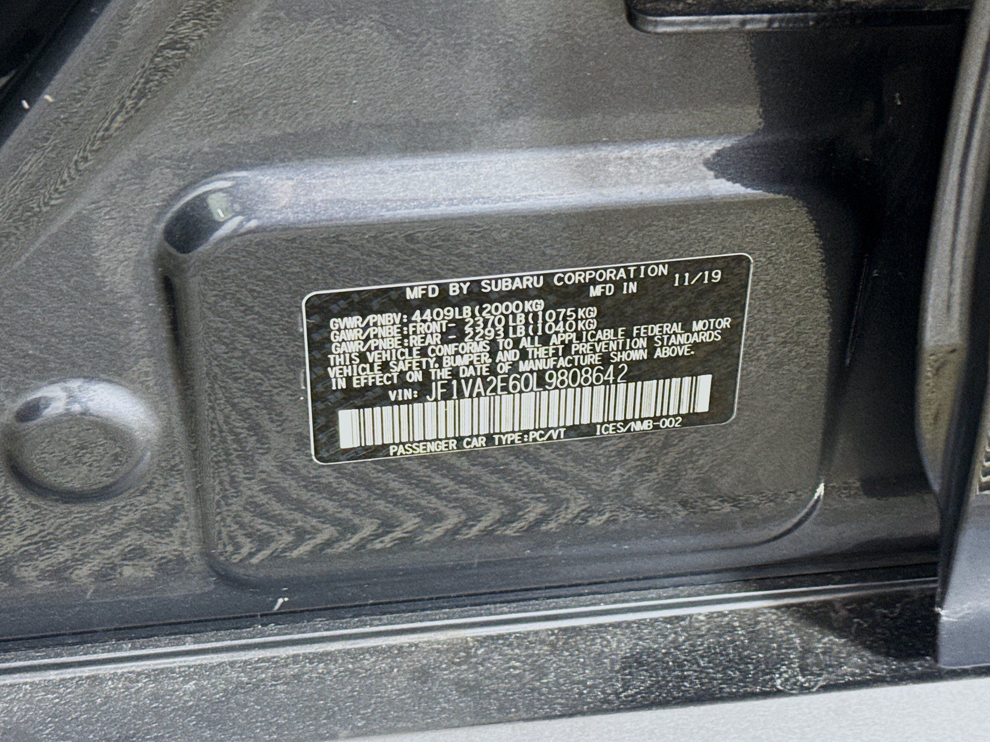 Used 2020 Subaru WRX STI w/ Popular Package #3 (IZT) AWD/4WD image 40