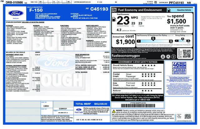 Certified 2023 Ford F150 XLT w/ Equipment Group 302A High AWD/4WD image 30