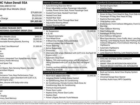 Used 2024 GMC Yukon Denali w/ Max Trailering Package image 7