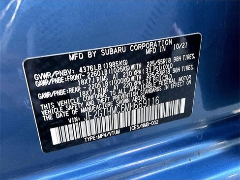 Used 2021 Subaru Crosstrek 2.5i Limited w/ Moonroof Package 1 image 34