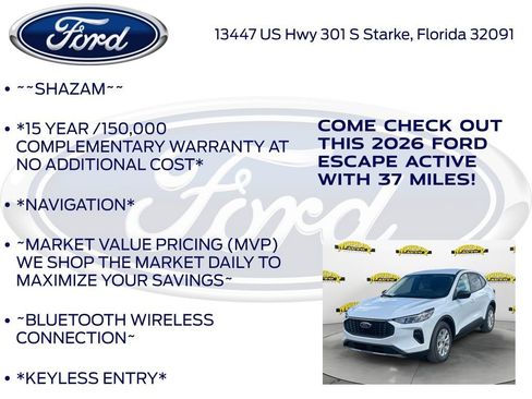 New 2026 Ford Escape Active w/ Tech Pack #1 image 5