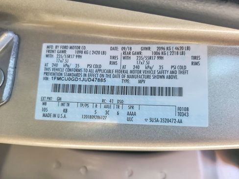 Used 2018 Ford Escape SE w/ SE Sync 3 Package image 22