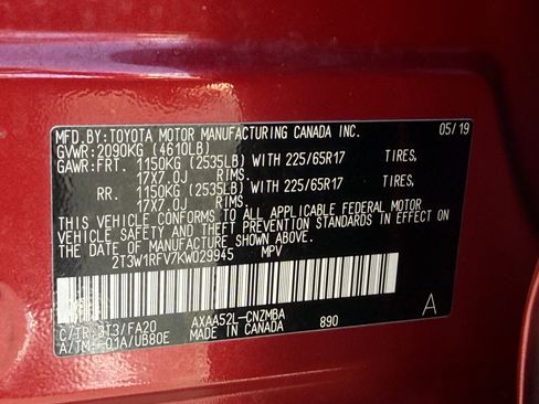 Used 2019 Toyota RAV4 XLE w/ Convenience Package image 33