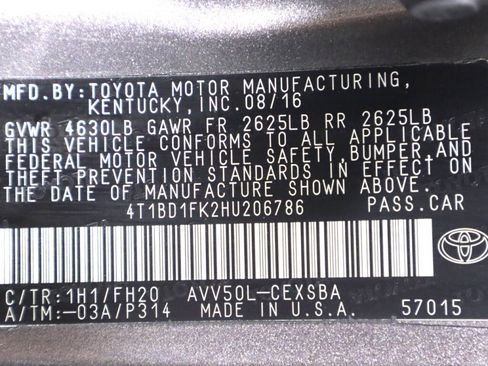 Used 2017 Toyota Camry SE FWD image 41