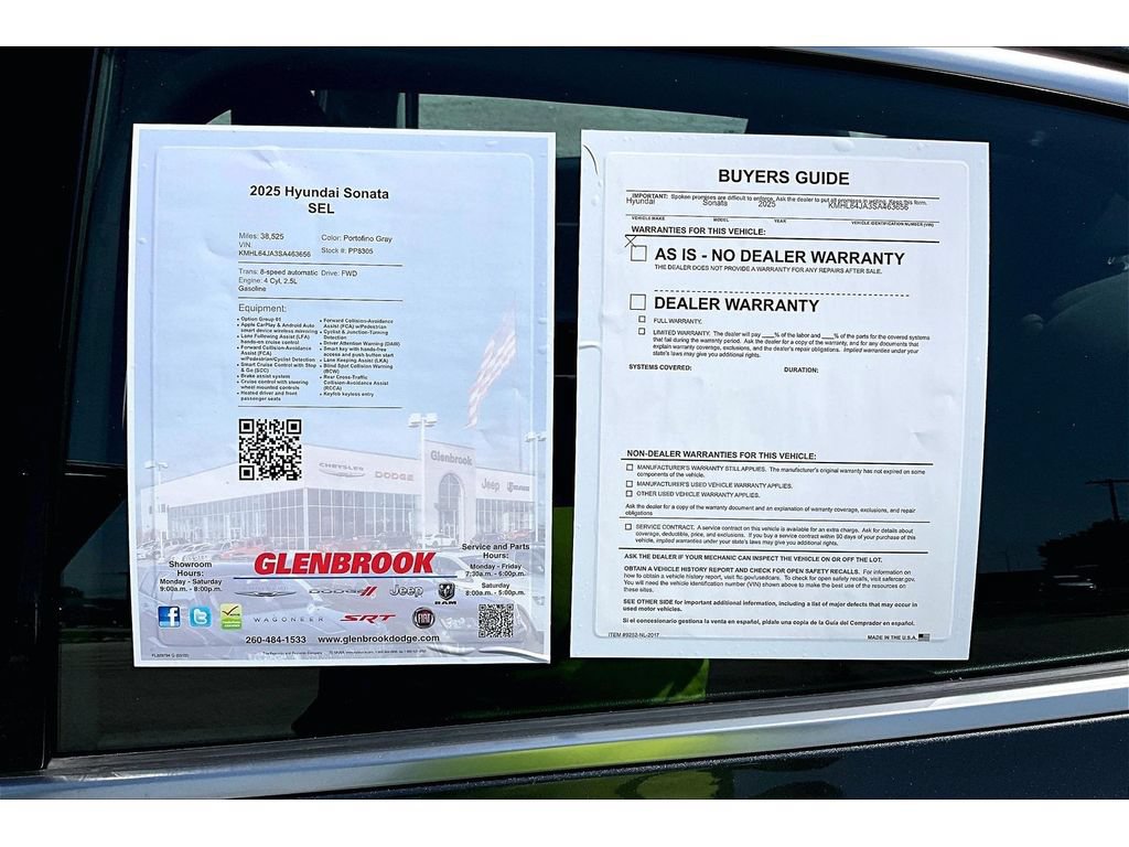 Used 2025 Hyundai Sonata SEL FWD image 57