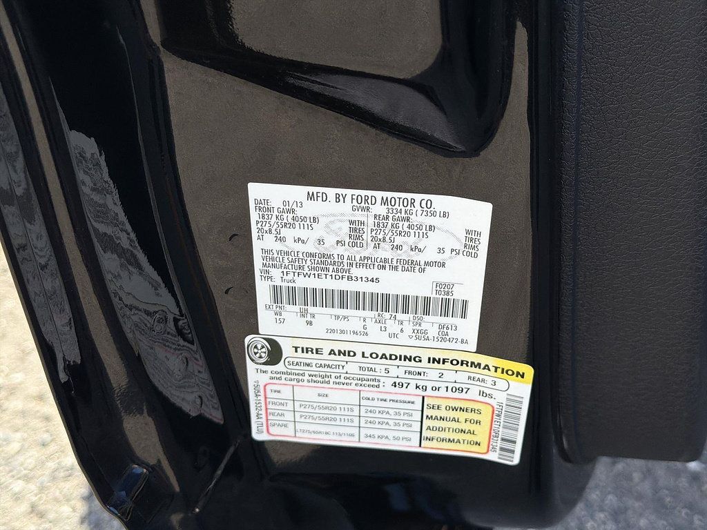 Used 2013 Ford F150 Platinum AWD/4WD image 29