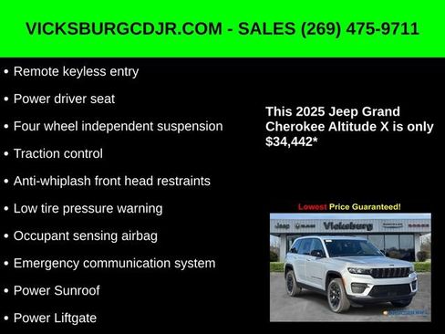 New 2025 Jeep Grand Cherokee Altitude image 22