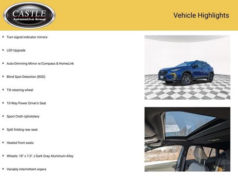Used 2025 Subaru Crosstrek 2.5i Sport w/ Crosstrek Mirror Package AWD/4WD image 7