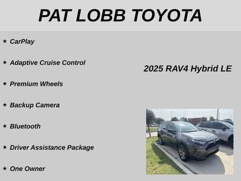 Used 2025 Toyota RAV4 LE AWD/4WD image 11