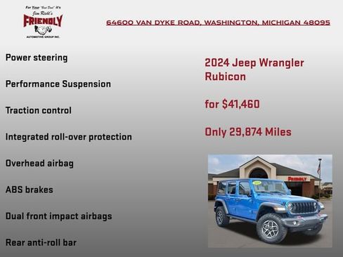 Used 2024 Jeep Wrangler Unlimited Rubicon AWD/4WD image 15